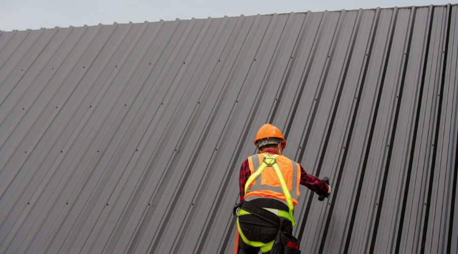 Professional metal roof installation services in Stratford, IA